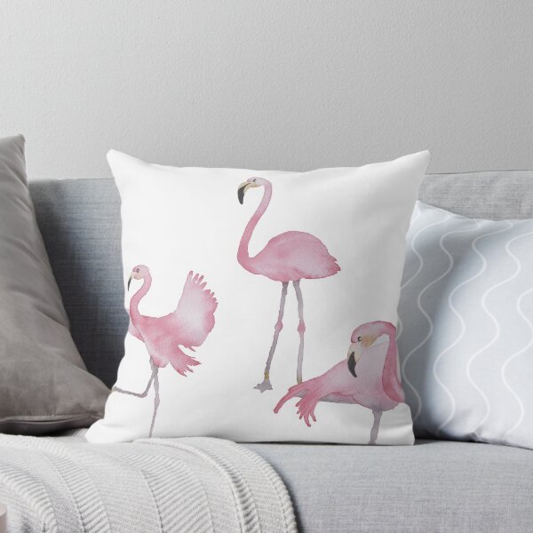 Item preview, Pink Watercolour Flamingos designed and sold by ECLECTICimprint.