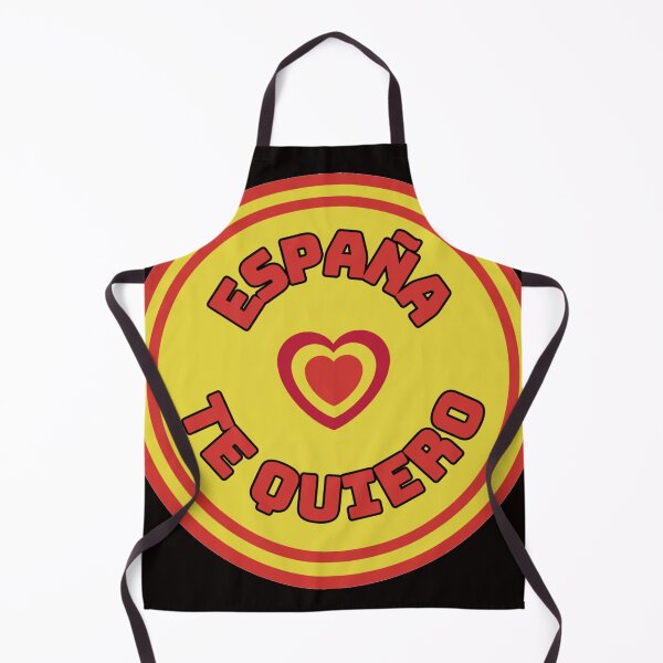 Item preview, Spain I love you. red letters and yellow background designed and sold by altohero.