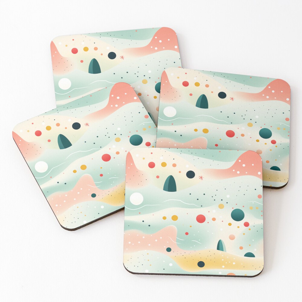 Item preview, Coasters (Set of 4) designed and sold by IntristedAI.