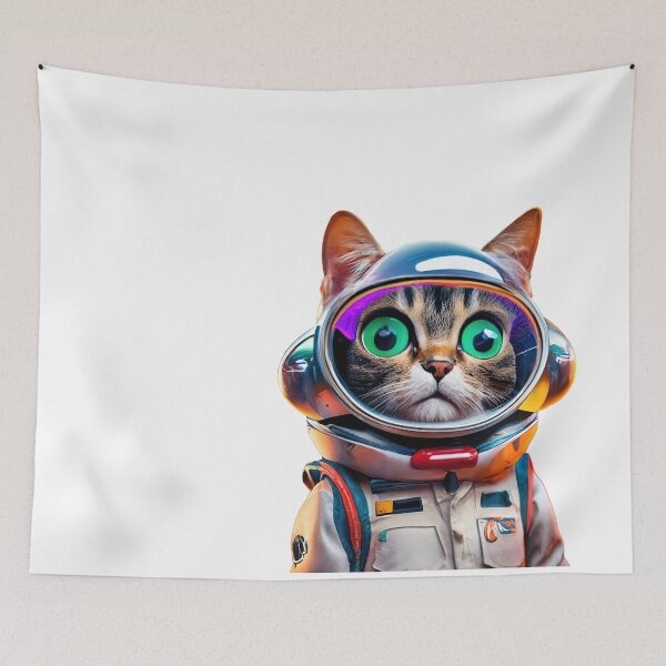 Item preview, Astronaut Cat - Amazed At What He Can See designed and sold by SorryFrog.