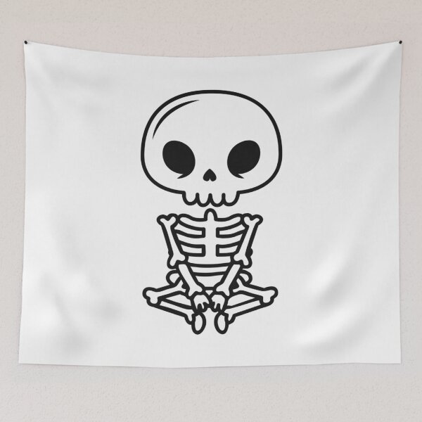Item preview, Yoga skeleton meditation designed and sold by DerSenat.