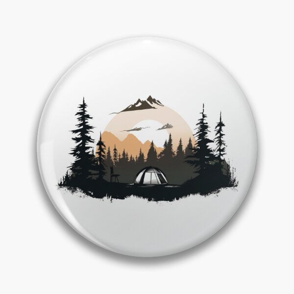 Artikelvorschau, Tent's Twilight Tranquility – Camping entworfen und verkauft von Custom-Print.