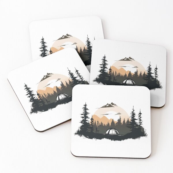 Artikelvorschau, Tent's Twilight Tranquility – Camping entworfen und verkauft von Custom-Print.
