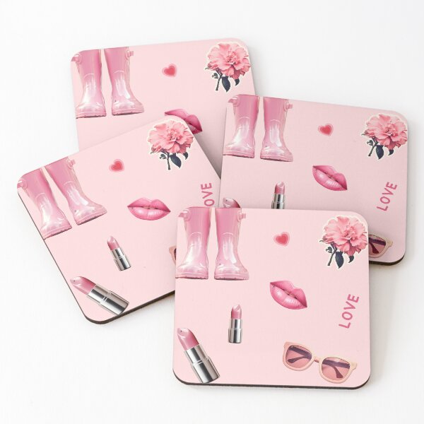 Item preview, PINK aesthetic stickers pack  designed and sold by MiddleKlin.