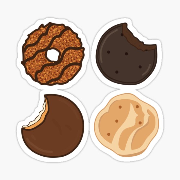 Girl Scout cookies Sticker