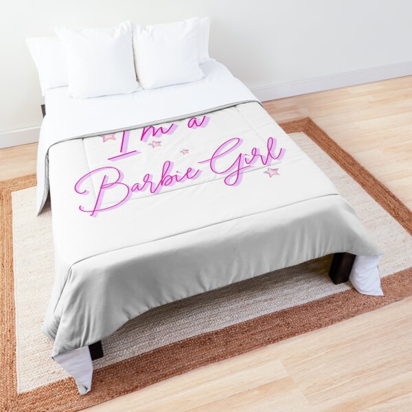 Barbie comforter best sale set full