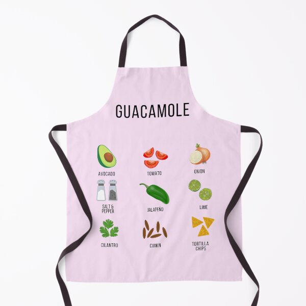 Item preview, Culinary Canvases Guacamole Ingredients Pink designed and sold by Coastal Garden Design Studio.