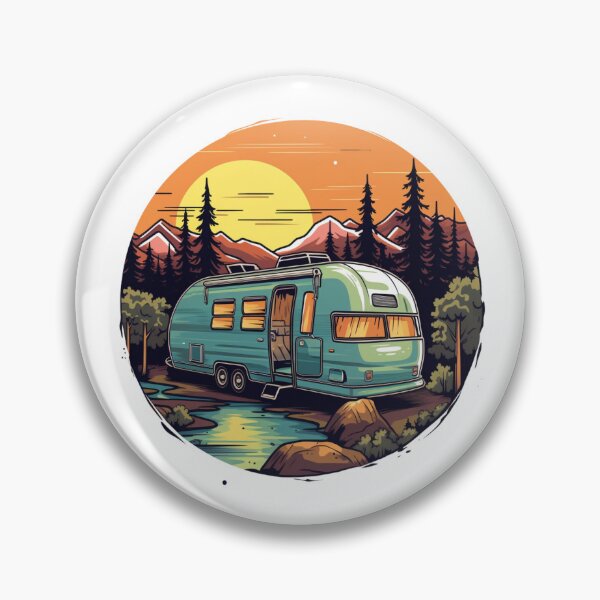 Item preview, Mountain Airstream Camping Escape designed and sold by Custom-Print.