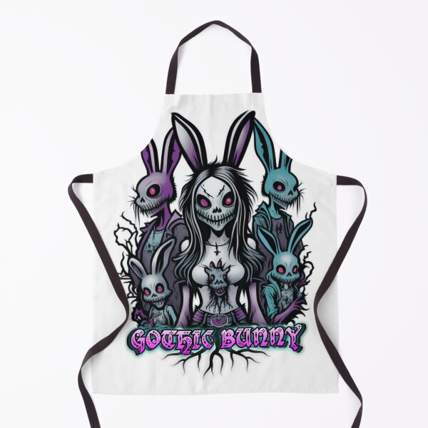 Item preview, Retro Gothic Bunny Retro goth punk Logo designed and sold by risingphoenix6.