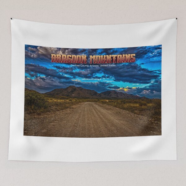 Item preview, Dragoon Mountains from Middlemarch Road designed and sold by GestaltImagery.
