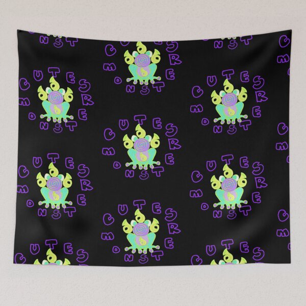 Item preview, LaMaisonOfMY Cute Monsters Collection No. 8 Trumpets Monster Black Series designed and sold by LaMaisonOfMY.