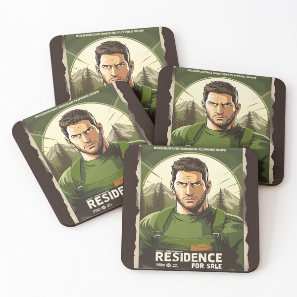 Item preview, Chris Redfield s Residence for Sale. 90s TV Show advertise on Umbrella Cabel Channel designed and sold by vendigo.