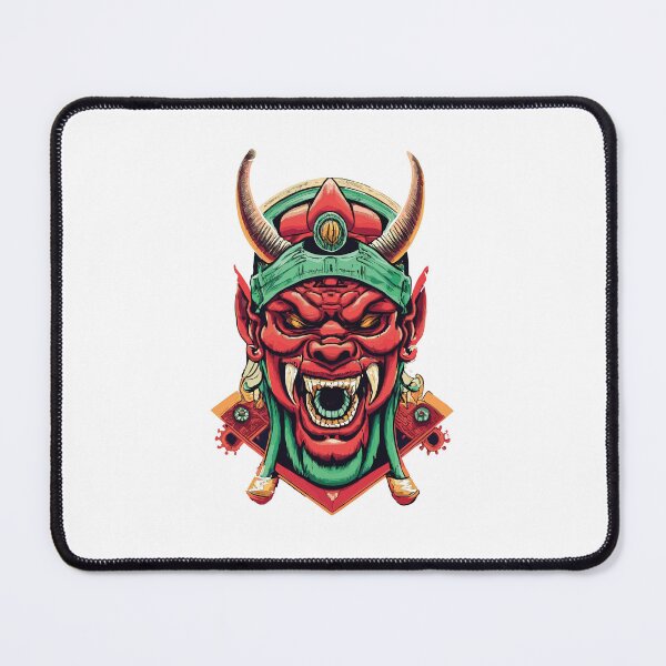Item preview, ONI JAPANESE DEMON MASK Red Demon Mask Oni Mask designed and sold by SorryFrog.