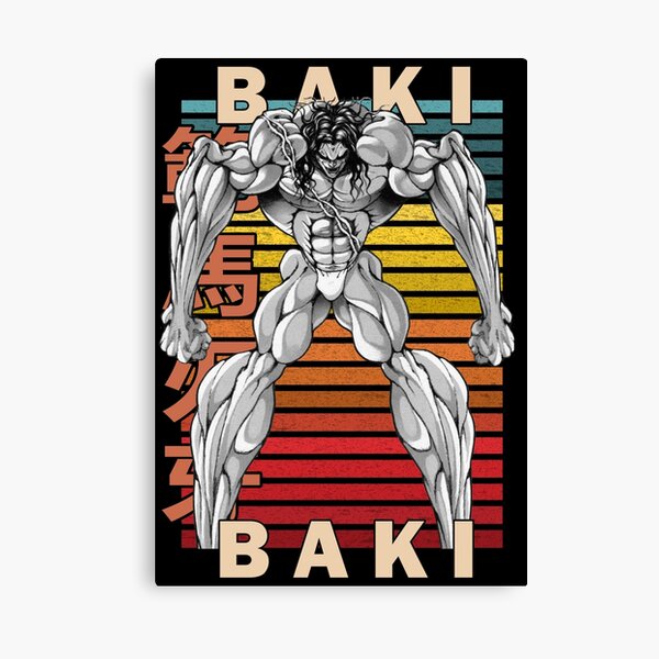 Baki Anime Canvas Art by Mounier Wanjak