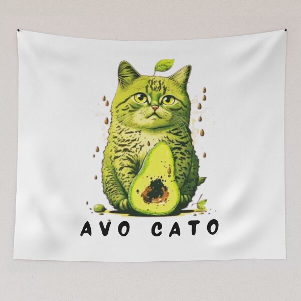 Item preview, AvoCato Funny Cute Kitten designed and sold by artfartzzz.