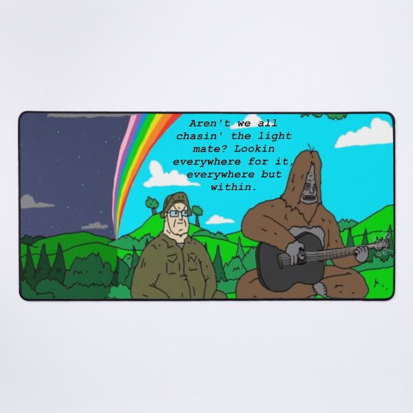 Item preview, Sassy Sasquatch "Lez's Enlightenment" Storm - Jarrad Wright spotify playcode poster/phone case. designed and sold by MusicalStickrz.