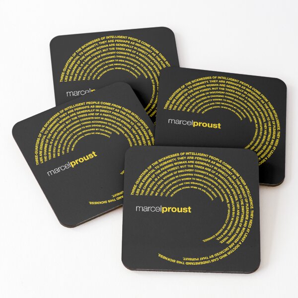 Item preview, Marcel Proust famous quotes poster [gold] designed and sold by CMYKStudio.