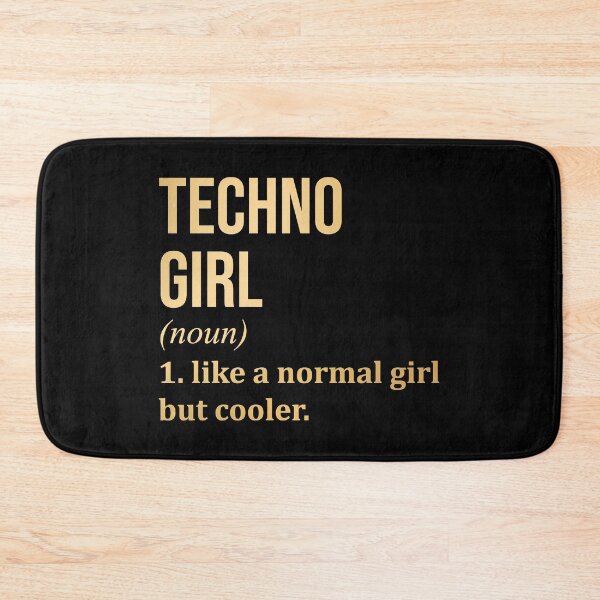 Item preview, Techno Girl Definition Techno in Gold designed and sold by XCIV.