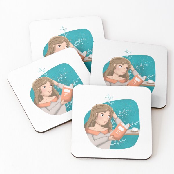 Item preview, Lady who reads designed and sold by GribouillStreet.