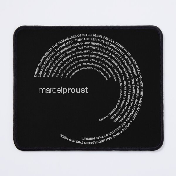 Item preview, Marcel Proust famous quotes poster [silver] designed and sold by CMYKStudio.
