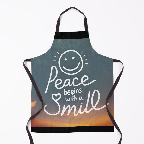 Item preview, Peace Begins with a Smile, Sunset designed and sold by Mika2525-smile.