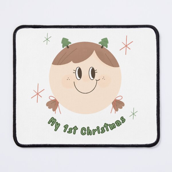 Item preview, baby girl My First christmas tree cute groovy 1st xmas designed and sold by TNwandesignart.