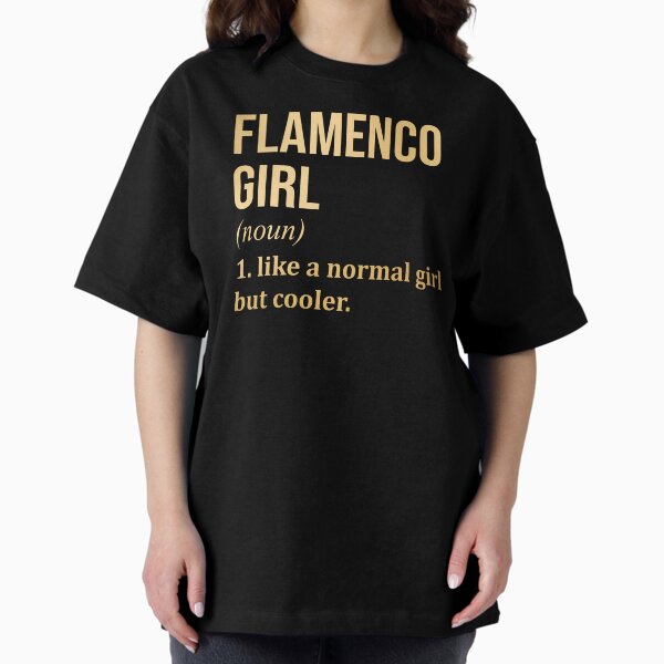 Vista previa del artículo con la obra «Definición de chica flamenca Flamenco en oro», diseñado y vendido por XCIV.