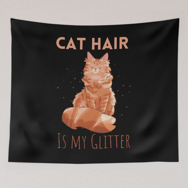 Item preview, Cat Hair is my Glitter - Red Maine Coon Cat designed and sold by FelineEmporium.
