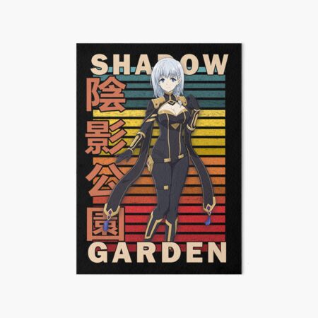 The Eminence in Shadow, Kage no Jitsuryokusha ni Naritakute, Shadow Garden,  anime cover, minimalist, red, blue, cid, delta, alpha, beta, epsi… in 2023