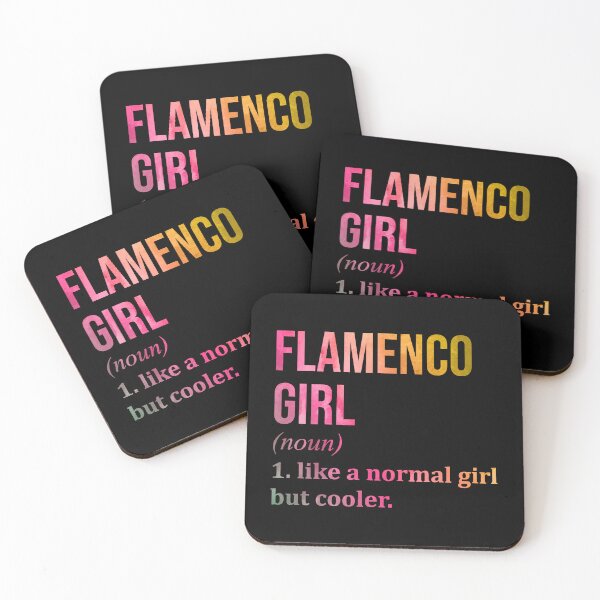 Item preview, Flamenco Girl Definition Flamenco in Watercolor designed and sold by XCIV.
