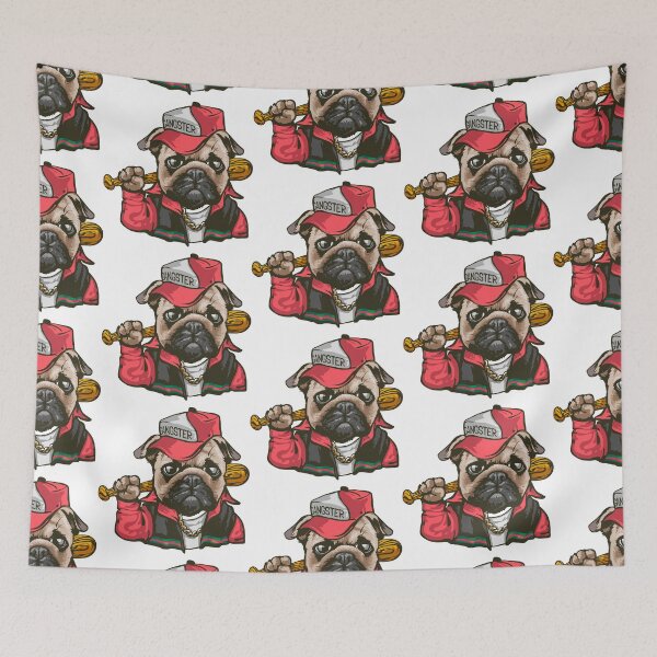 Item preview, bulldog cartoon gangster, bulldog gansgster designed and sold by GreyStanzione1.