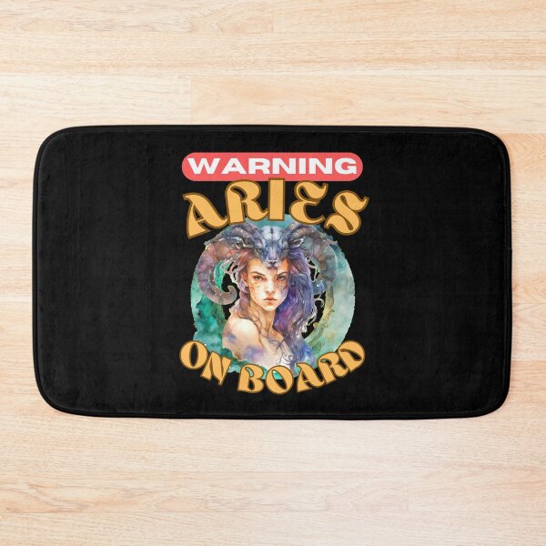 Item preview, Warning: Aries On Board. aries astrology designed and sold by ZodiacWonders.