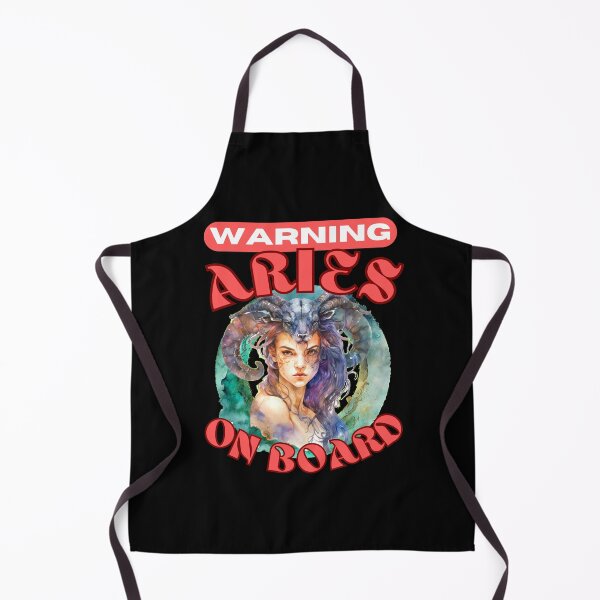 Item preview, Warning: Aries On Board. aries girl designed and sold by ZodiacWonders.