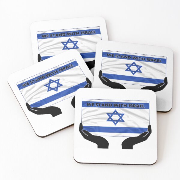Item preview, We stand for Israel (in hands) designed and sold by WideIsTheGate.