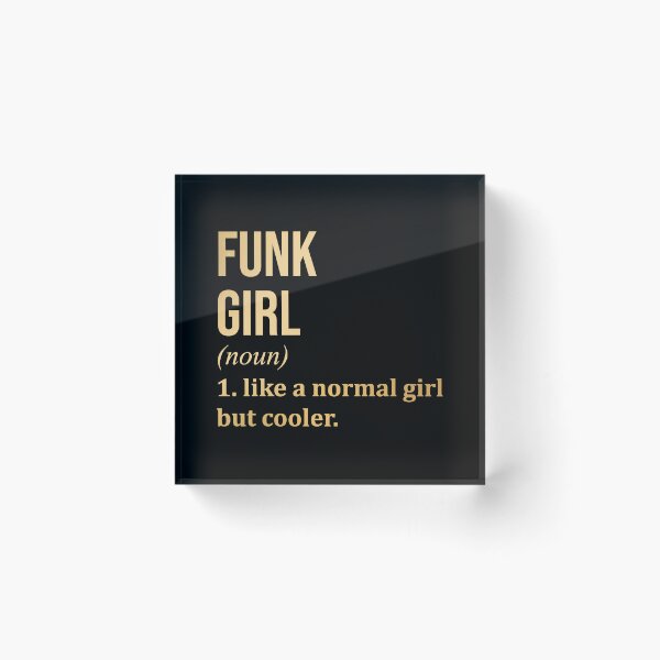 Item preview, Funk Girl Definition Funk in Gold designed and sold by XCIV.