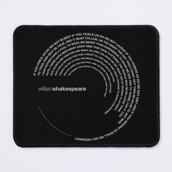 Item preview, William Shakespeare famous quotes poster [silver] designed and sold by CMYKStudio.