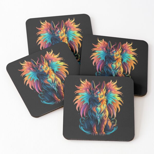 Artikelvorschau, Fuchs mit bunten Flügeln entworfen und verkauft von neatdesignsbycm.