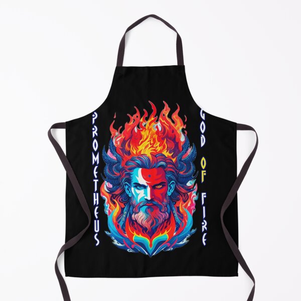 Item preview, Prometheus God Of Fire Surrounded by Flames designed and sold by Ridiculam Toga.