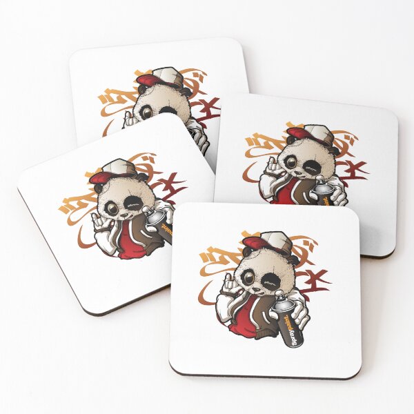 Item preview, cartoon panda holding spray-paint, panda holding spray paint, cool panda with spray paint designed and sold by GreyStanzione1.