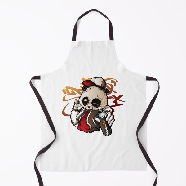 Item preview, cartoon panda holding spray-paint, panda holding spray paint, cool panda with spray paint designed and sold by GreyStanzione1.