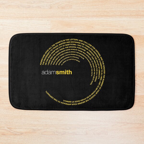 Item preview, Adam Smith famous quotes poster [gold] designed and sold by CMYKStudio.