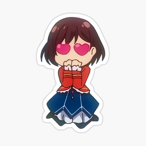 Adorable I Love Anime Girl Japanese Kawaii - Anime - Sticker