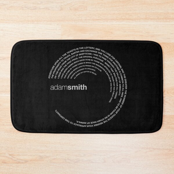 Item preview, Adam Smith famous quotes poster [silver] designed and sold by CMYKStudio.