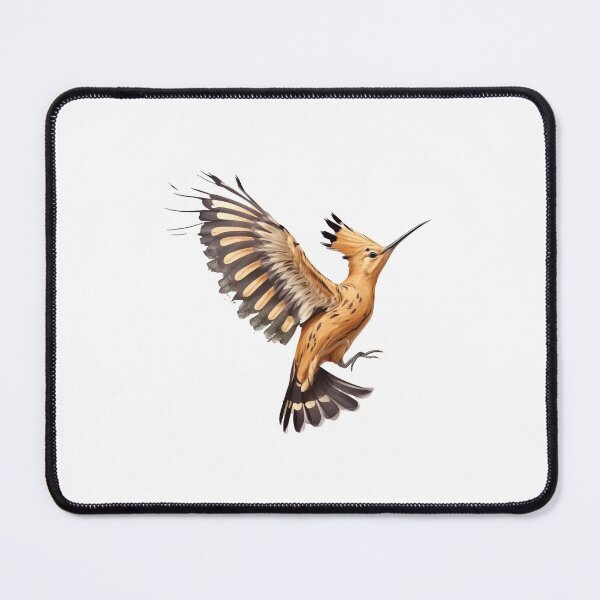Item preview, Hoopoe flying, hoopoe bird flying, bird flying designed and sold by GreyStanzione1.