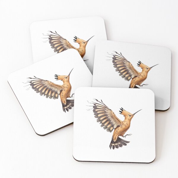 Item preview, Hoopoe flying, hoopoe bird flying, bird flying designed and sold by GreyStanzione1.