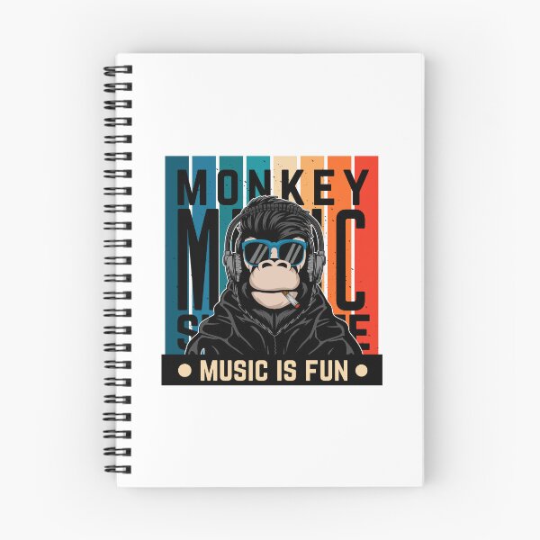 Item preview, Cool monkey cartoon with headphones, monkey cartoon music, cool monkey music designed and sold by GreyStanzione1.