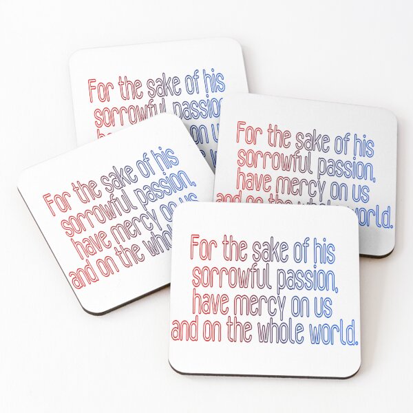 Item preview, Divine Mercy Catholic Prayer: For the Sake of His Sorrowful Passion designed and sold by TheCatholicLady.