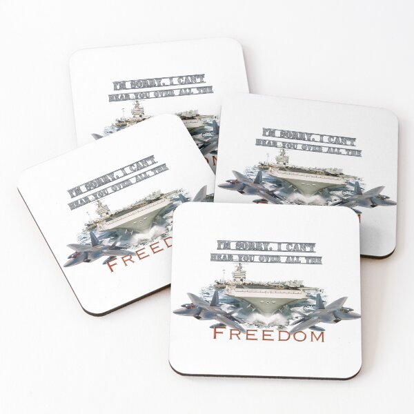 Item preview, Can't hear you over all the freedom - funny Patriot design designed and sold by aifails.