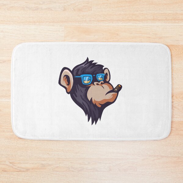 Item preview, cool monkey with sunglasses and smoking, cool monkey smoking, monkey wearing sunglasses and smoking designed and sold by GreyStanzione1.