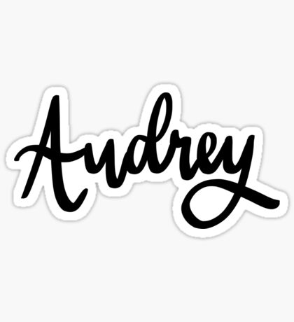 Audrey Stickers | Redbubble